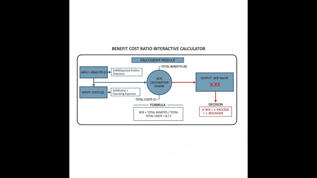 Benefit Cost Ratio Interactive Calculator - Instructions Video - YouTube