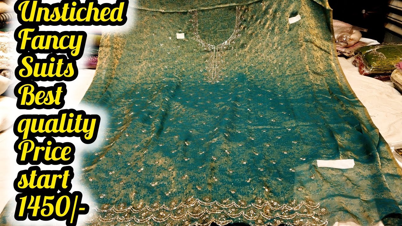 Fancy Unstiched Suits Reasonable Price Start 1450/-❤️