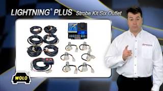 Wolo Lighting Plus Emergency Strobe Kit - 6-Strobe Flashes, Model# 8006-1-6C
