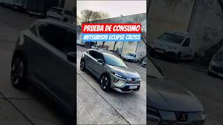 Mitsubishi Eclipse Cross: consumo medio de 14,5 kWh a los 100 y autonomía media de 600 kms #shorts