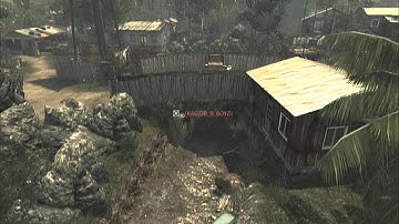 MW3 ACROSS VILLAGE THROWING KNIFE KILL