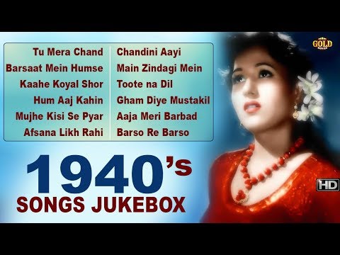 Vintage Era 1940&rsquo;s Super Hit Songs - B&W Video Songs Jukebox - HD