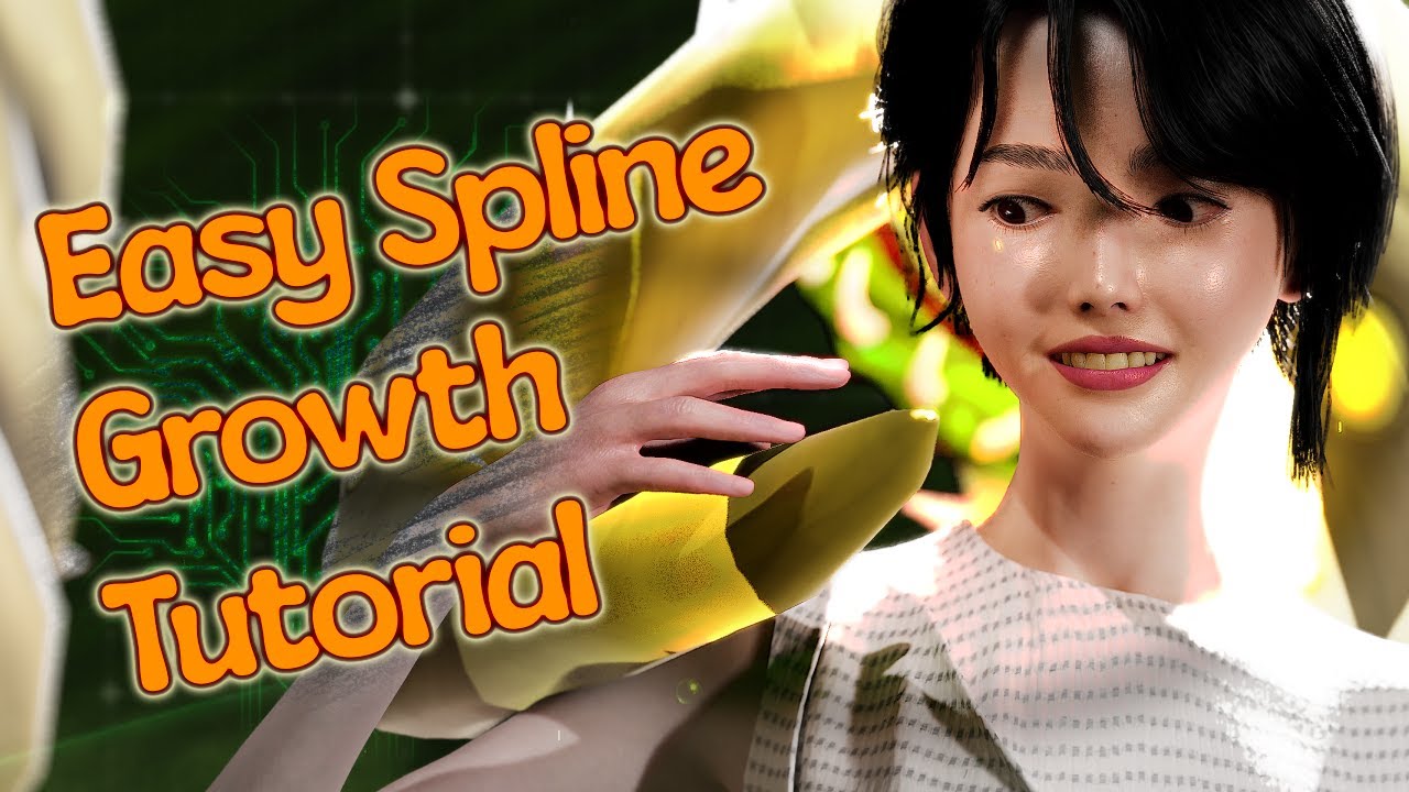 🌱 Easy Spline Growth & Spline Animation in Unreal Engine | Motion Design Step-By-Step