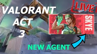 Valorant gameplay NEW ACT REACTION. NEW AGENT AND MAP