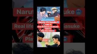 Naruto vs Sasuke in REAL LIFE 🔥⚡ Anime Fight 🥶Gone Wild | #Shorts#animefight