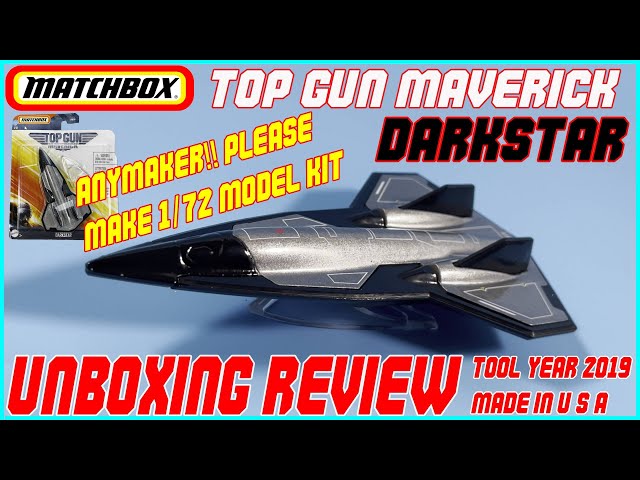MATCHBOX/MATTEL TOP GUN MAVERICK DARKSTAR DICAST TOY UNBOXING