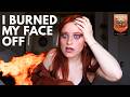 my first time using face paint and I almost cried (Iron Flame)