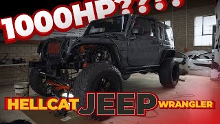 Building a 1000HP Jeep Wrangler Rubicon HELLCAT SRT V8