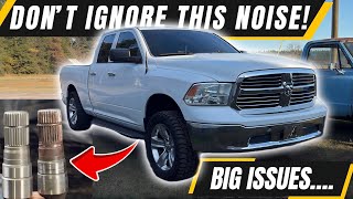 Passenger Intermittent Shaft Failure.. 2016 Ram 1500 5.7 4x4