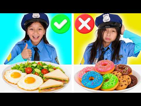 ¿Donuts o zanahorias? ¡Kaden y Eva al rescate! 🍩🥕