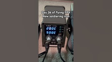 Day 26 – Testing the New Soldering Iron 🔥 #FPVBuild #FPVDay26 #DroneFix #Soldering #FPVLife #DIYFPV