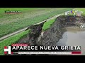 Aparece grieta en socavón de Puebla; amplían perímetro de seguridad