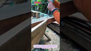 Traditional Wooden Boat Building – Hand Drilling the Hull Frame