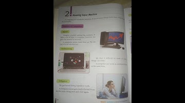 Computer std 2nd lesson no 2 Amazing super machine question and answer video