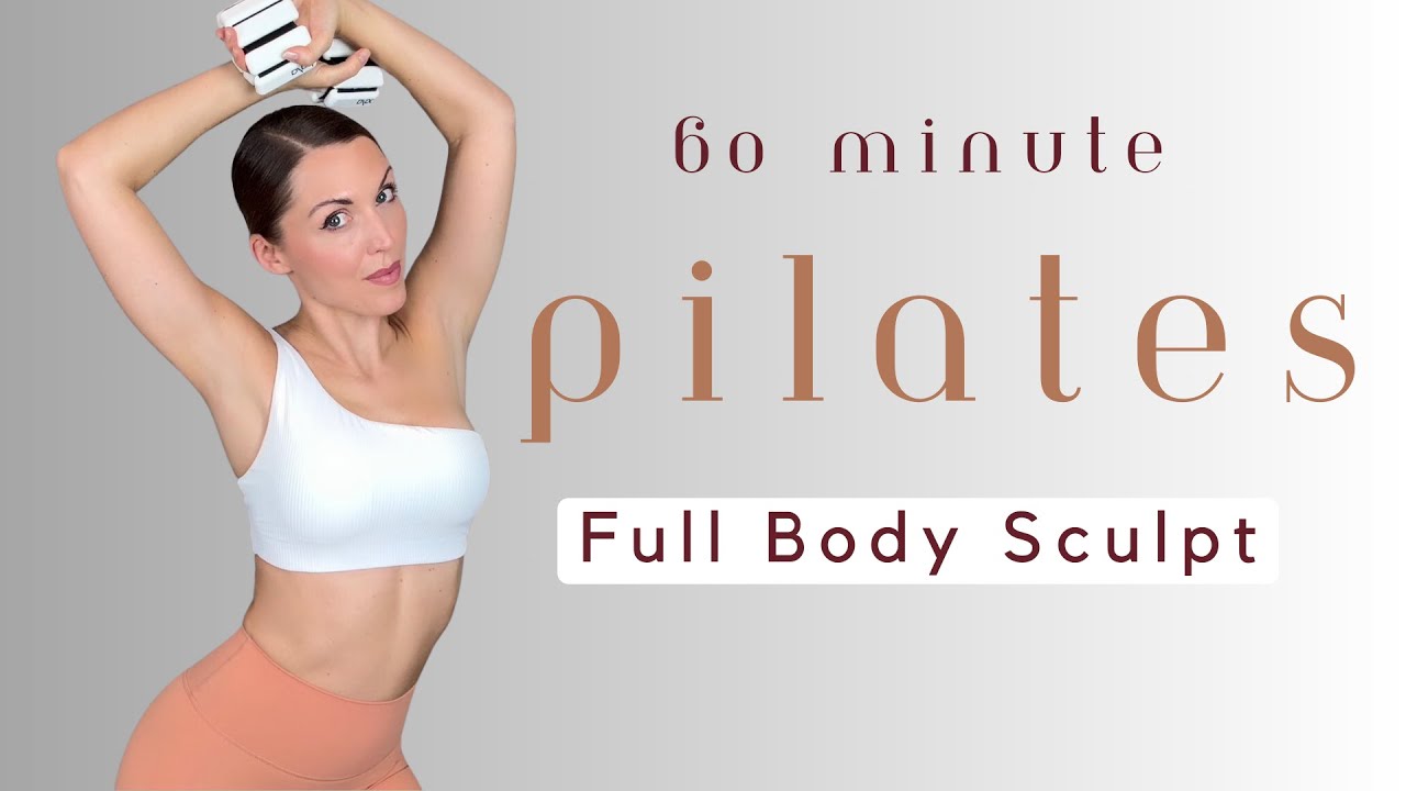 60-Min Full-Body Pilates Workout with Optional Ankle Weights | Burn Fat & Tone Muscles