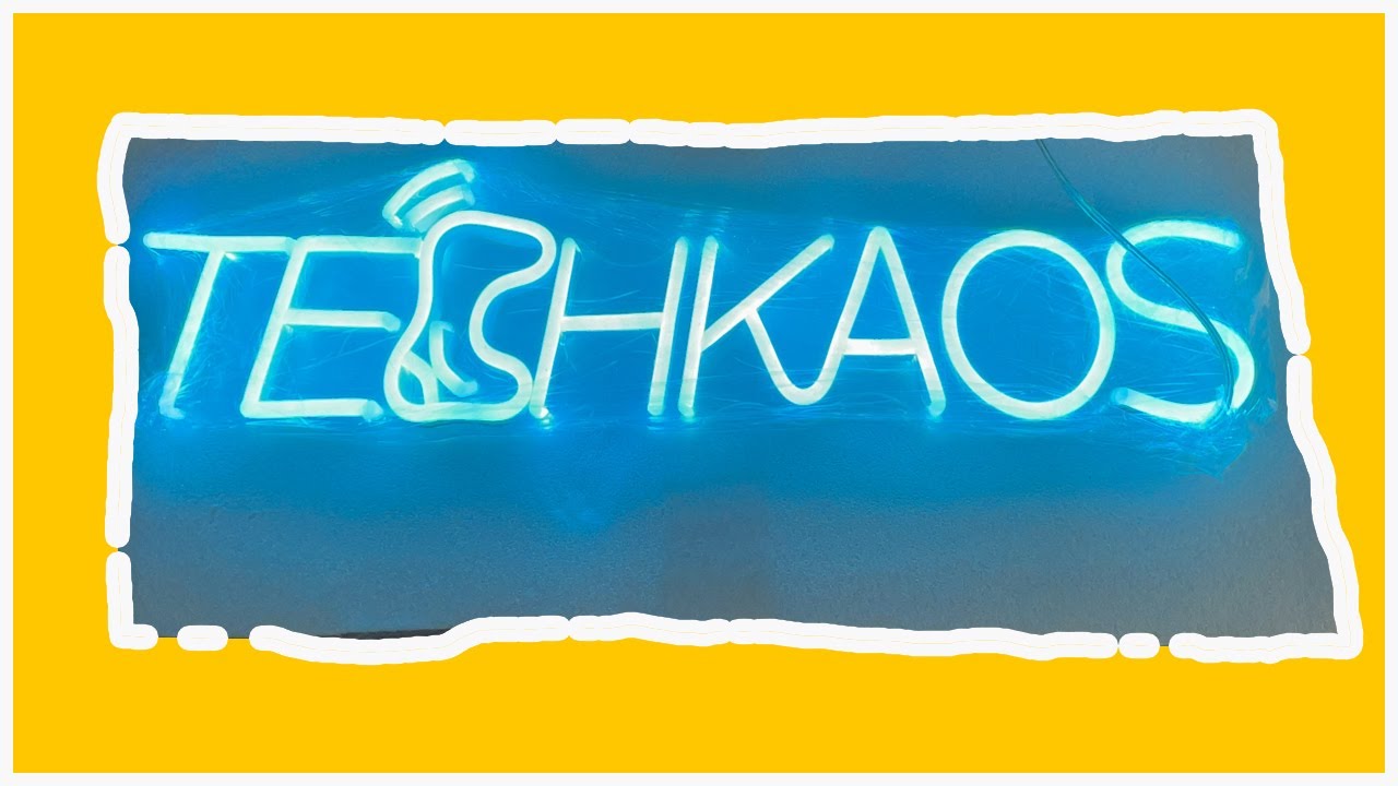 Unboxing Custom Neon Light From Yellowpop