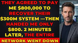 Details They Promised Me $800,000 to Restore Their $300 Million System—Then Paid Me Just $800 Instead… Update