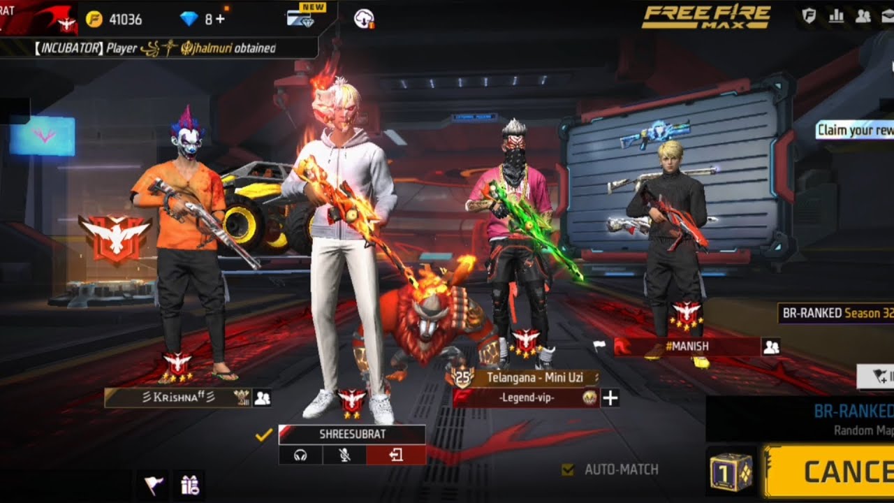 PLAYING BR RANKED MATCH WITH MY SQUAD , MUST WATCH FULL, JUST SUPPORT ...