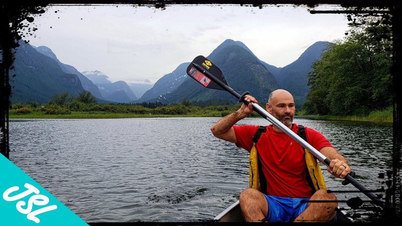 Canoeing Pitt Lake to Widgeon Falls and Swimming in Glacier Snow Melt 😜