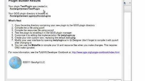 Using the QGIS Python Plugin Builder