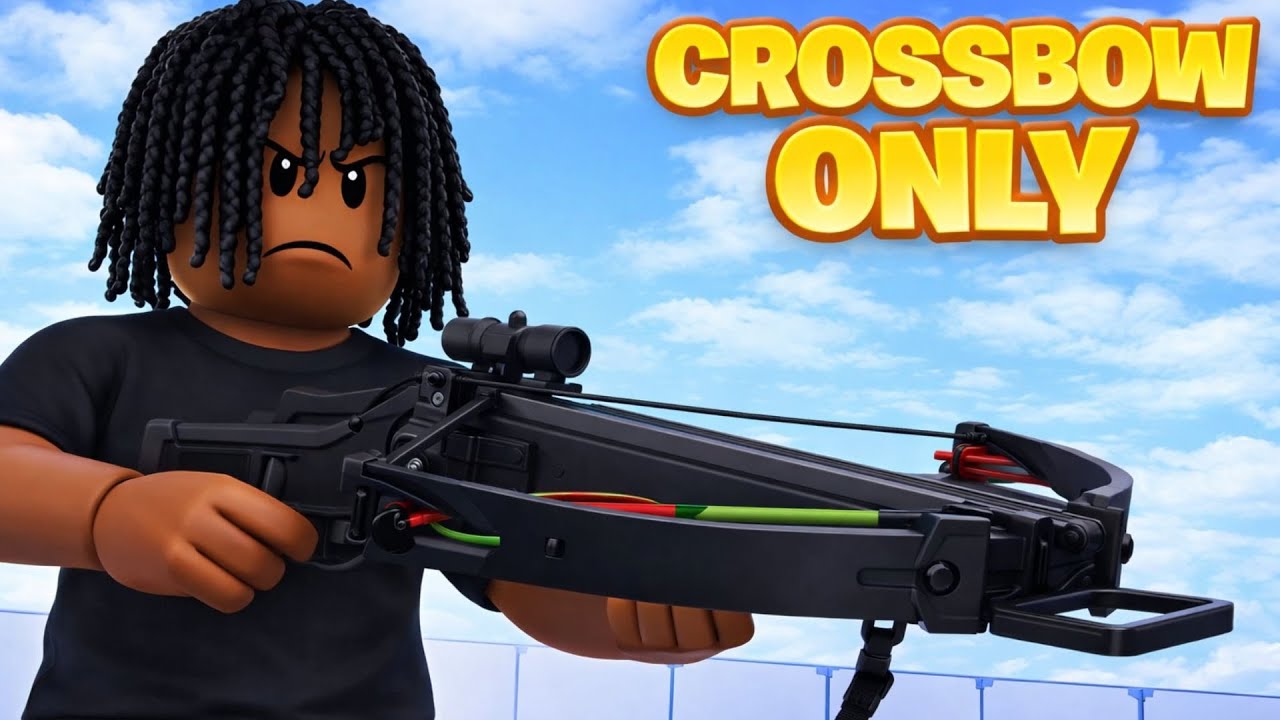 Crossbow ONLY Challenge IN Roblox Rivals - YouTube
