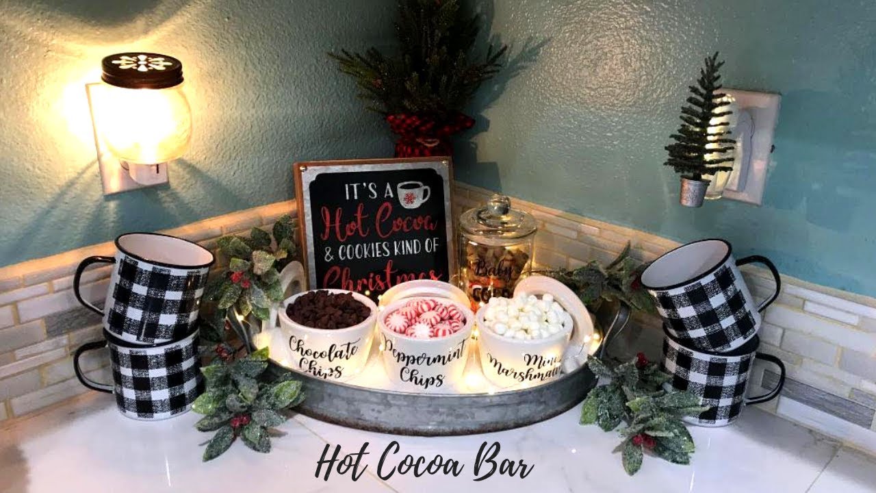 Setting Up An Easy Hot Cocoa Bar • Love From The Oven