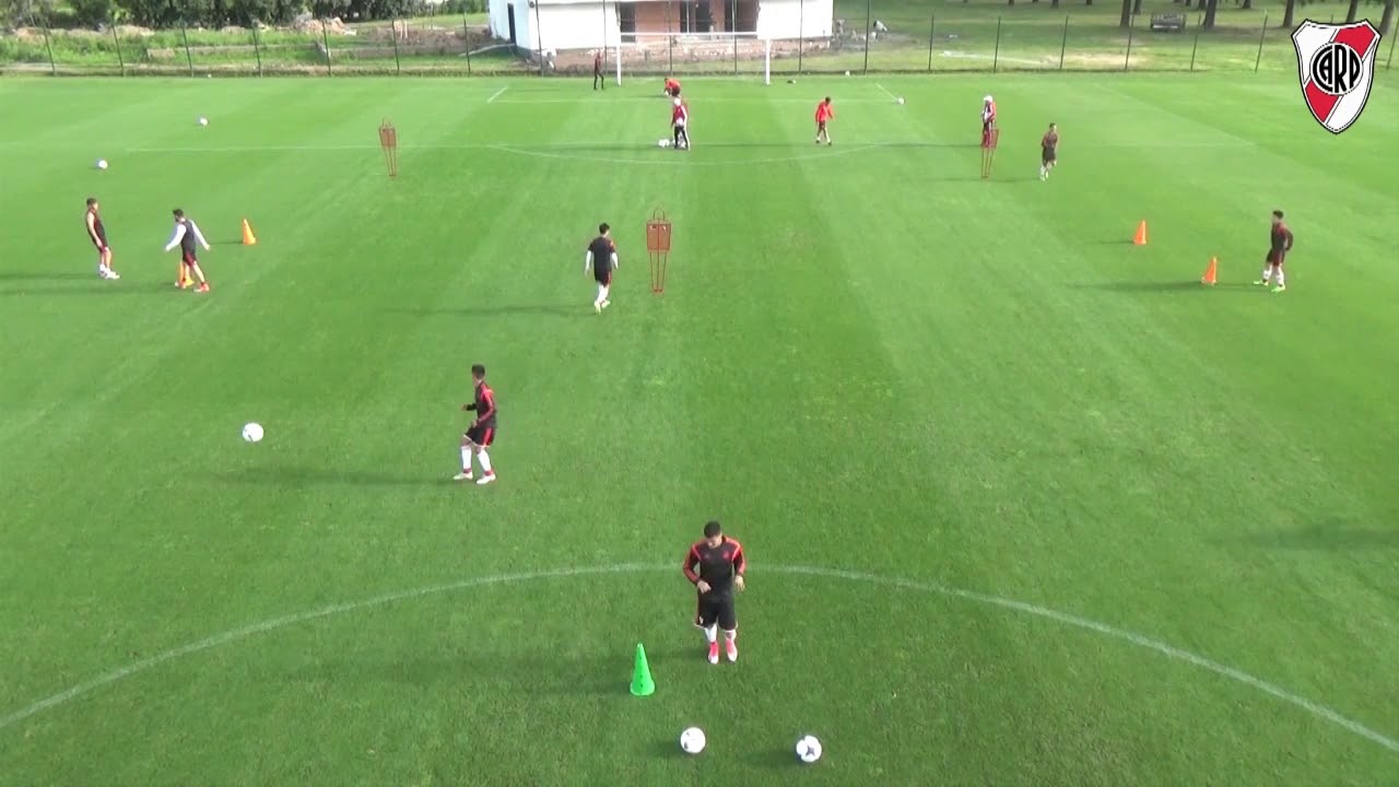 Ejercicio con los volantes, reserva River