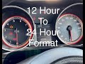 How to Change Instrument cluster Clock to 24-Hour Format from 12-Hour on Suzuki Swift &amp; Baleno