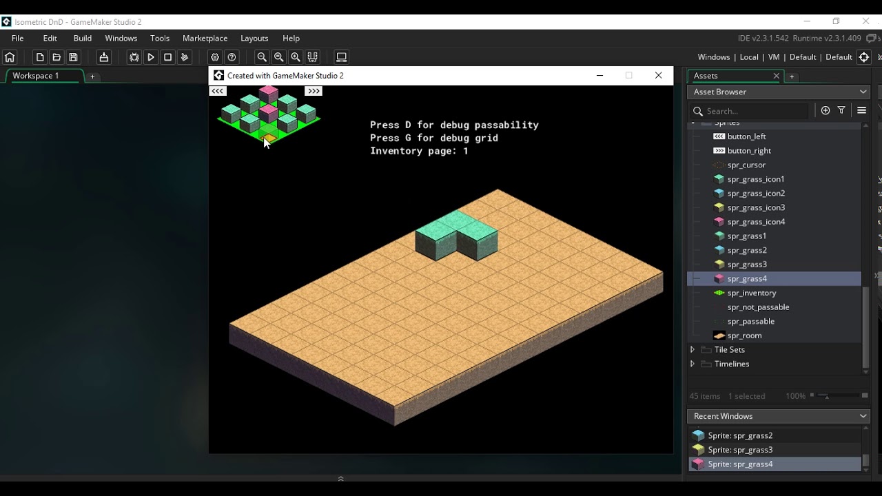 GameMaker Studio 2: Isometric Draw Order 