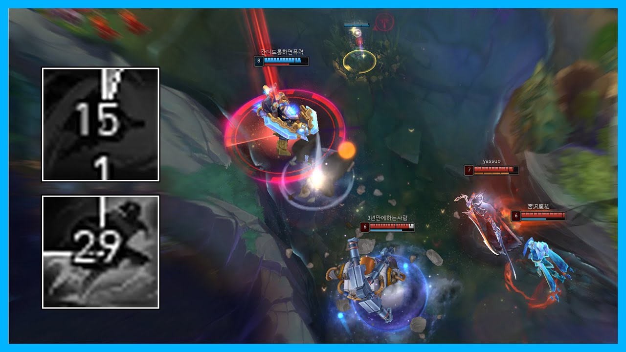 레넥톤의 체급을 보여주는 장면