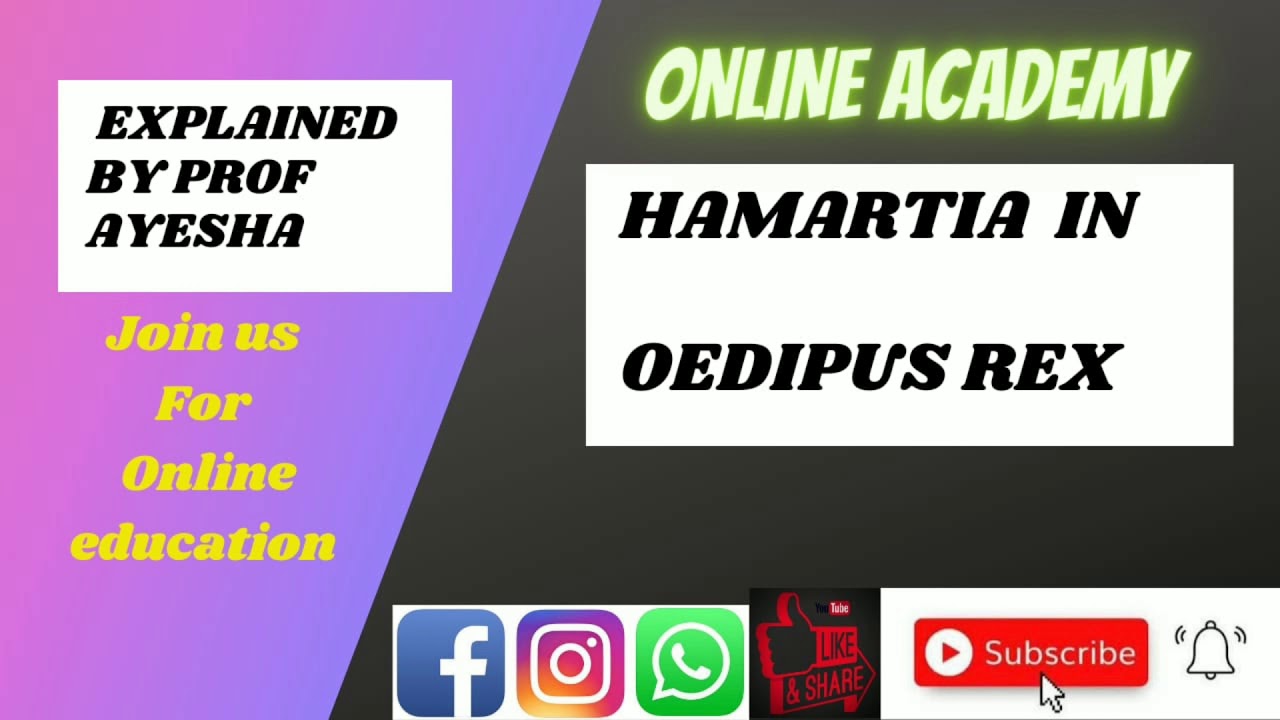 what is oedipus hamartia