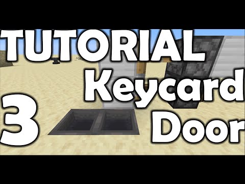 Minecraft Java Edition TUTORIAL 1.12 - ... -  Keycard Door Lock