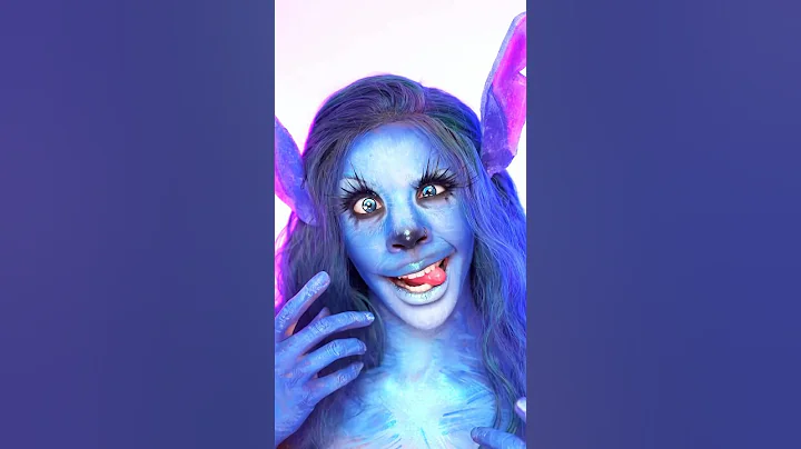 Lilo & Stitch Makeup Transformation! 💙🛸 thumbnail