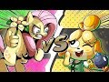 Fluttershy vs isabelle