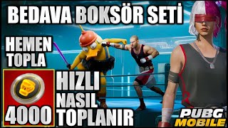 🥳 BEDAVA BOKSÖR SETİ NASIL HIZLI ALINIR | HIZLI BOKS PARASI NASIL TOPLANIR | BEDAVA SET PUBG MOBILE screenshot 2