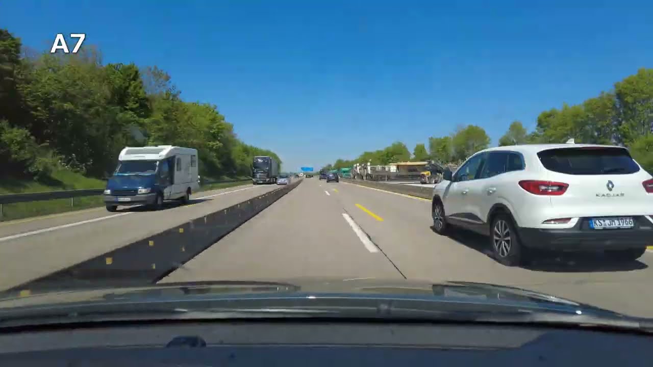 修正版【ひたすら車窓】2025年ドイツレンタカーの旅　『出発！』フランクフルト空港～ブレーメンまで470キロ一気乗り