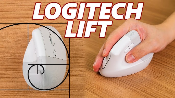 Logitech Lift for Business - vertical mouse - Bluetooth, 2.4 GHz -  off-white - 910-006493 - Mice 