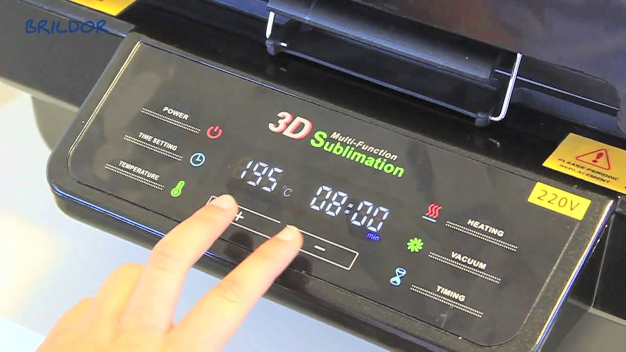 3D Sublimation Vacuum Heat Press Machine: how to use the lower