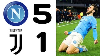 Napoli vs Juventus 5-1 | Full Highlights & Goals | Serie A 2023