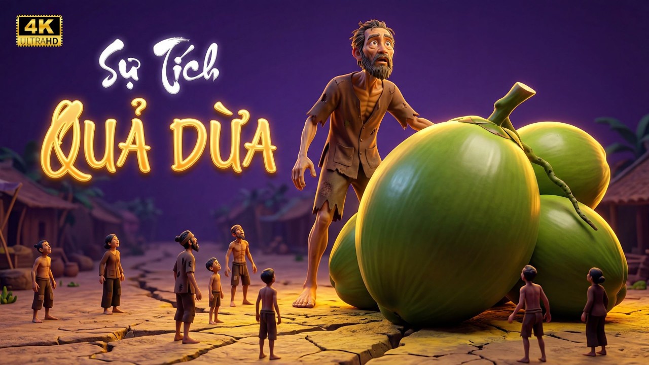 Sự Tích Quả Dừa: Câu Chuyện Cảm Động Về Lòng Nhân Ái Và Sự Sống Kỳ Diệu (4K)