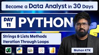 Day 11: Python for Data Analytics 2026 | Become a Data Analyst in 30 Days by Mohan KTK