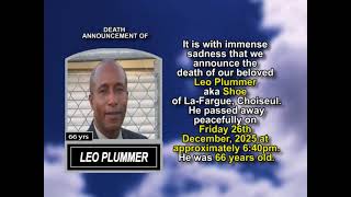Famous Leo Plummer ~ Short Obituary Profile