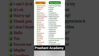 Don't say VS say|| english speaking fluently|| smart English speaking|| improve your English