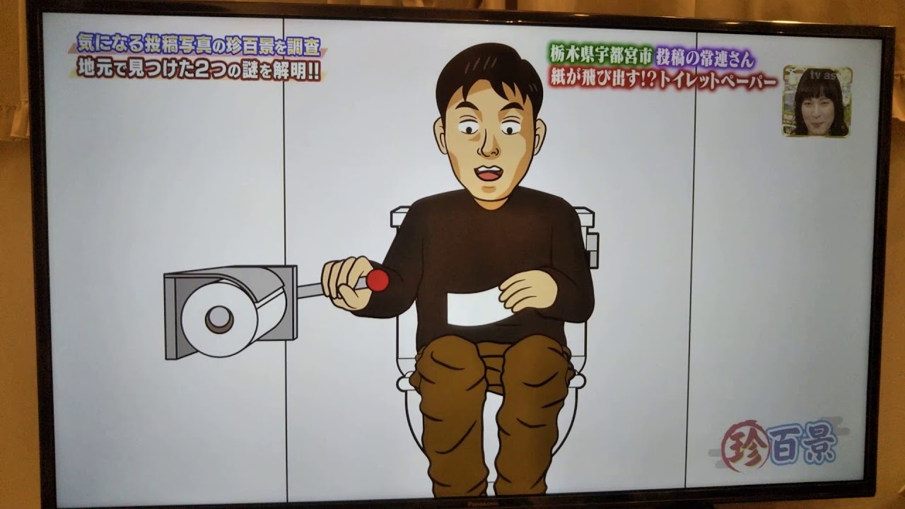 飛び出すトイレットペーパーホルダー ナニコレ珍百景にでました Youtube