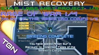 DCUO - DLC9 - Mist Recovery [Briefings & Investigations]