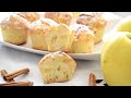 Prendi 2 mele e fai questa deliziosa ricetta senza burro MUFFIN alle mele morbidissimi