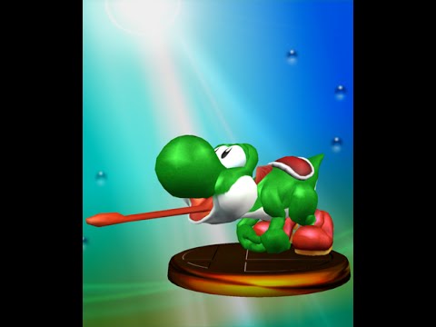 Melee is a 3D game (Yoshi's grab)