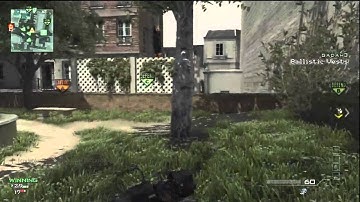 1st MW3 Crossmap Throwing Knife Montage