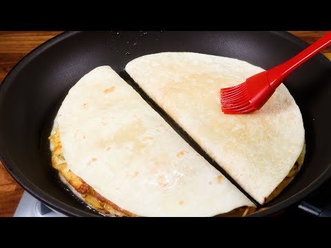 Very healthy and easy  Tortilla Recipe. Simple and Yummy Meal. Quesadilla recipe.