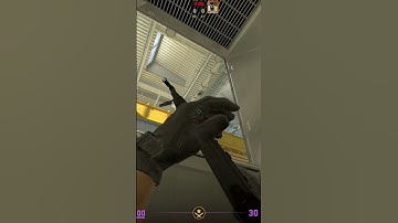 Smoke HEAVEN From VENT For Win CLUTCH On Nuke In CS2 #cs2 #shorts